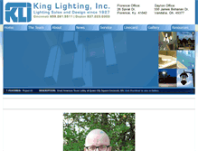 Tablet Screenshot of king-lighting.com